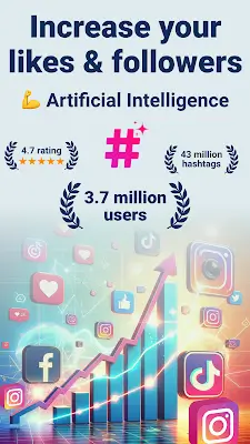 Hashtags AI: Follower Booster Tangkapan skrin 0