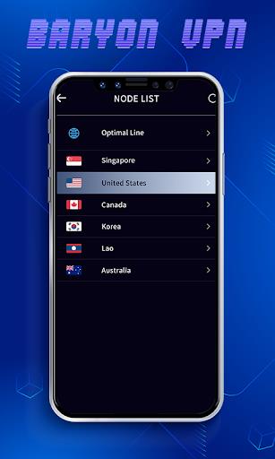 Baryonvpn স্ক্রিনশট 0