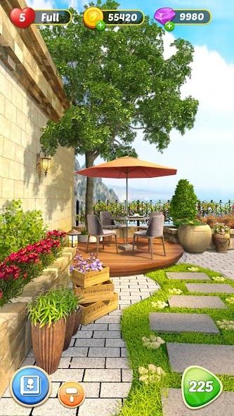 Schermata Garden & Home : Dream Design Mod 0