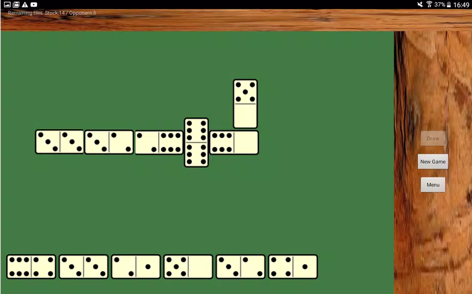 Classic Dominoes Game Tangkapan skrin 1