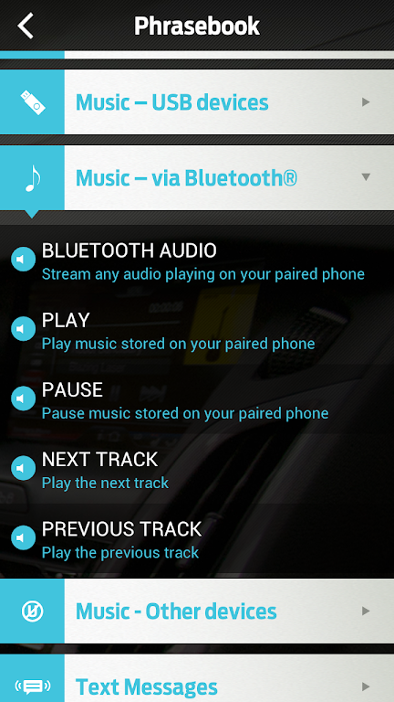 Ford SYNC™ ภาพหน้าจอ 2