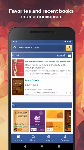 KReader kindle  read all books ဖန်သားပြင်ဓာတ်ပုံ 0
