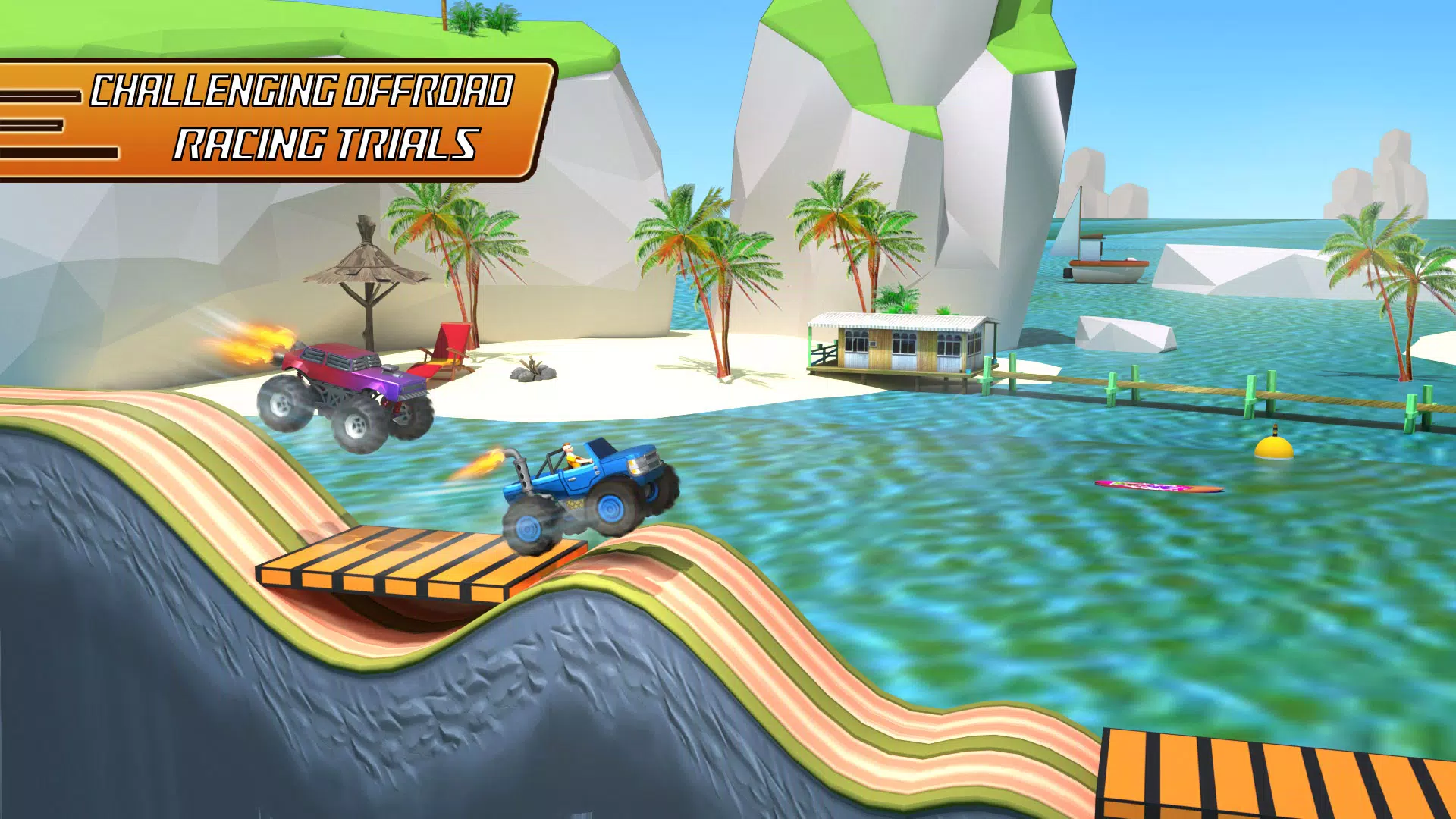 Uphill Racing - Hill Jump Game Schermafbeelding 2