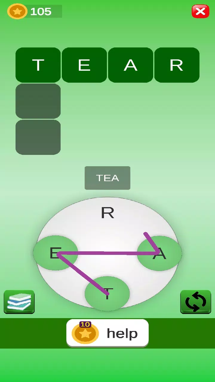 Schermata word search:swipe game 2