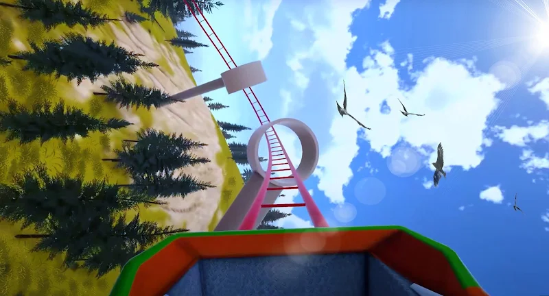 VR Roller Coaster 360 螢幕截圖 1