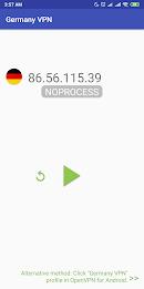 Germany VPN-Plugin for OpenVPN Ảnh chụp màn hình 0