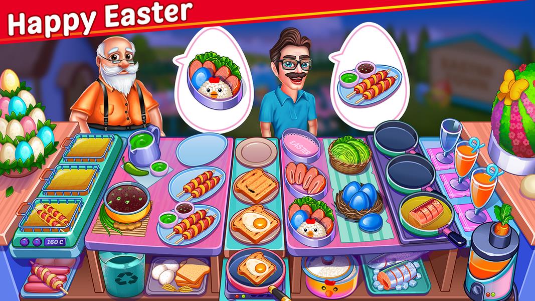 Christmas Food Shop - Cooking Restaurant Chef Game ภาพหน้าจอ 1