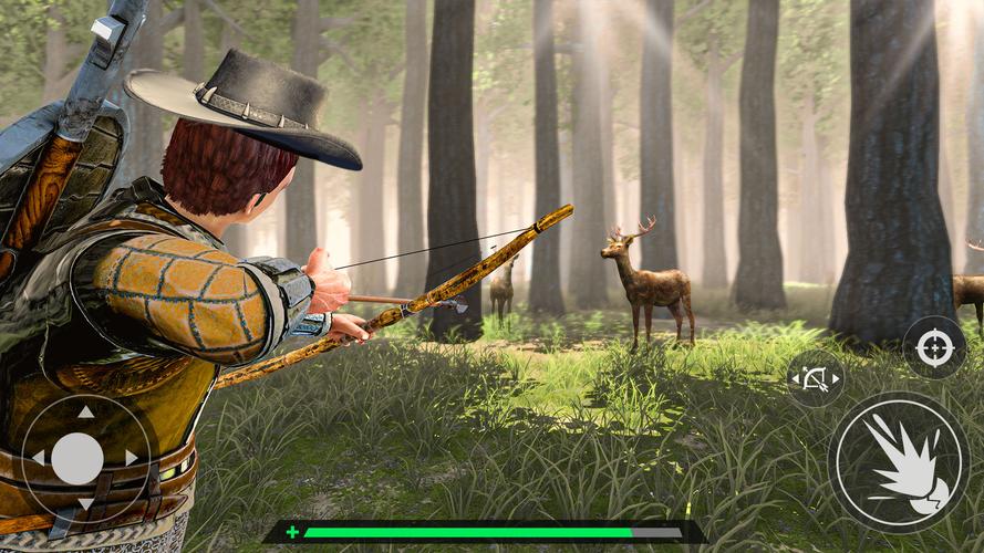 Animal Archery Hunting Games Ảnh chụp màn hình 0
