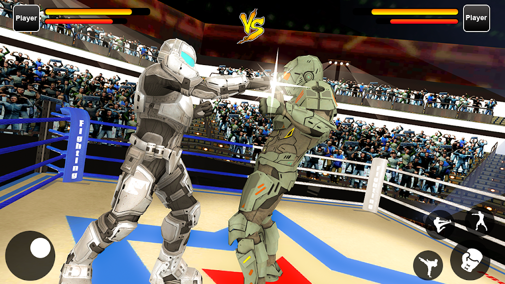 Robot Ring Fighting Real Robot VS Superhero Robot スクリーンショット 0