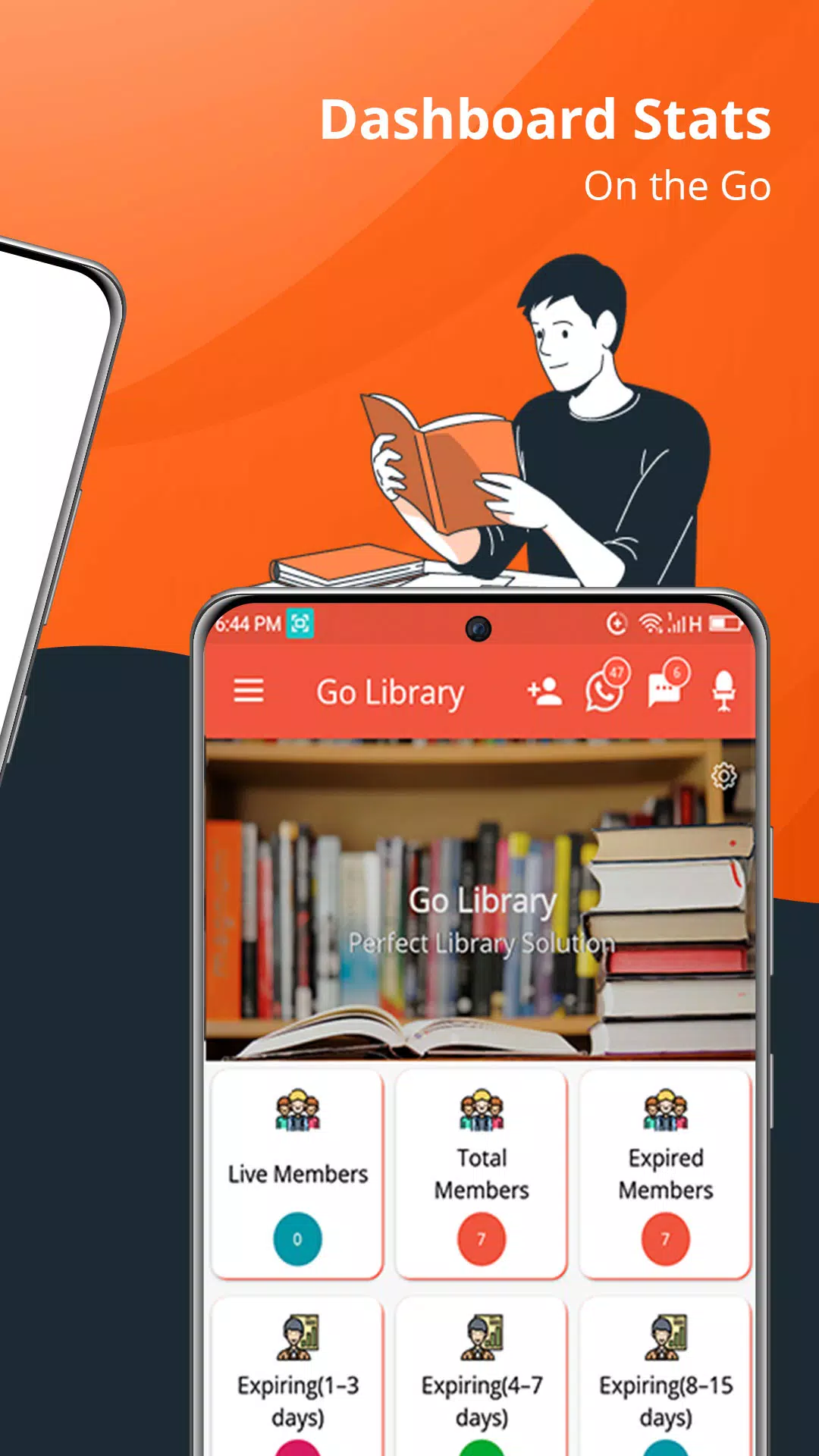 GoLibrary Library Manager App স্ক্রিনশট 1