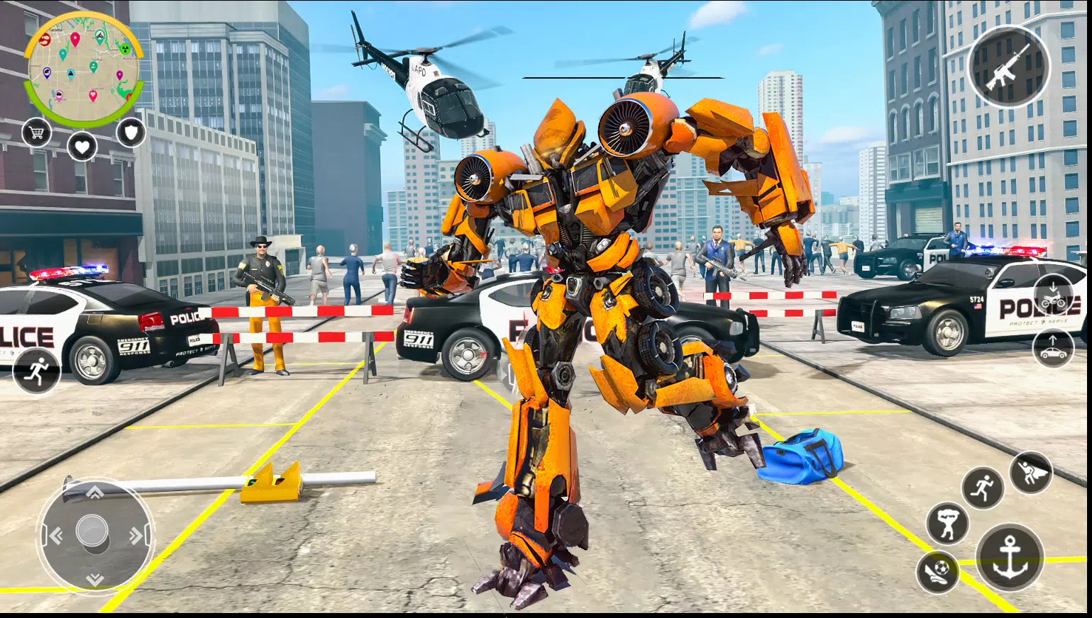 Robot Hero 3D: Robot Transform Ảnh chụp màn hình 1