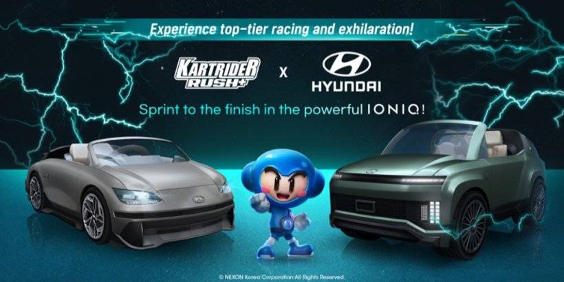 การทำงานร่วมกันไฟฟ้าของ Kartrider Rush+กับ Hyundia Ioniq ตอนนี้มีชีวิตอยู่