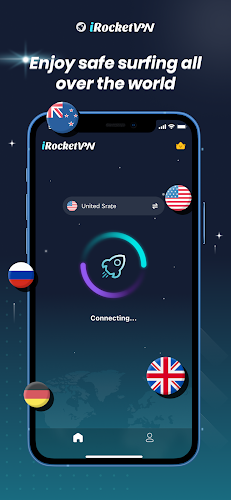 iRocketVPN - Secure VPN Proxy 스크린샷 1