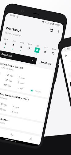 FitHero - Gym Workout Tracker Zrzut ekranu 1