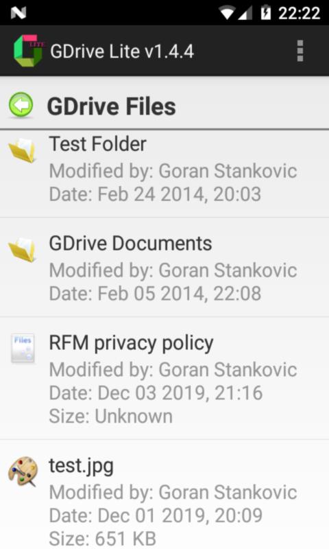 Remote File Manager Скриншот 1