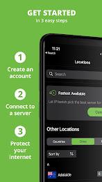 IPVanish: VPN Location Changer 螢幕截圖 1