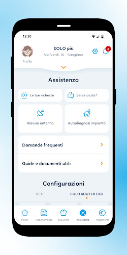 Schermata EOLO-app 1