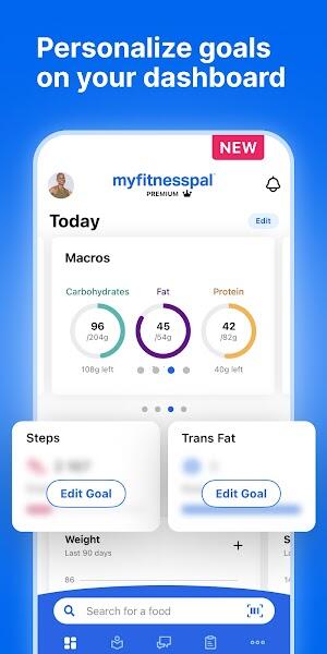 MyFitnessPal 的卡路里計算機和膳食追蹤工具 螢幕截圖 0