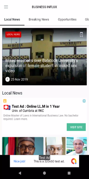 Business Influx News স্ক্রিনশট 1