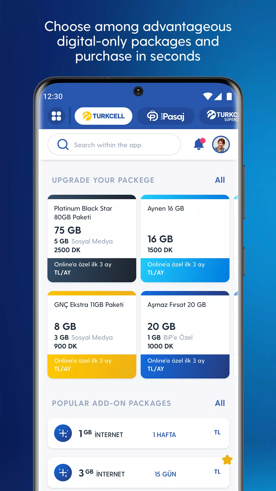 Turkcell Ảnh chụp màn hình 3