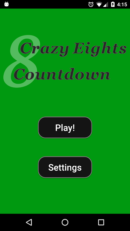 Crazy Eights Countdown 스크린샷 0