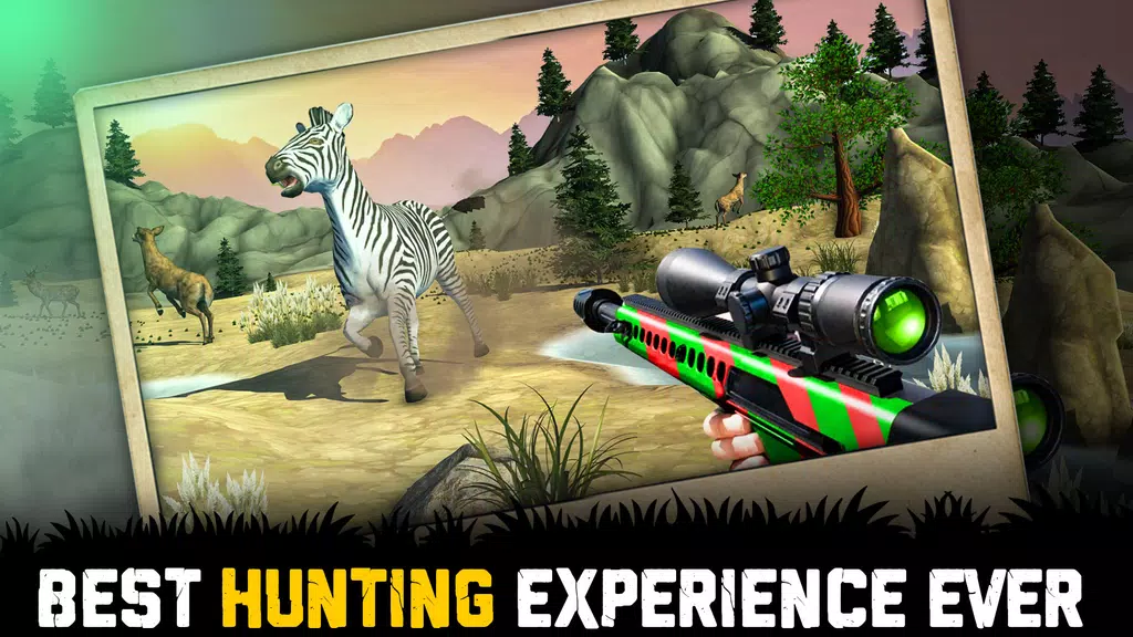 Wild Animal Hunting 3D Offline 螢幕截圖 2