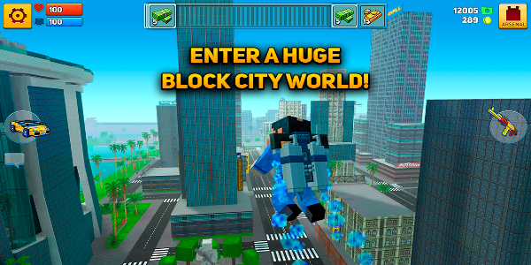 Block City Wars: Pixel Shooter Captura de tela 1