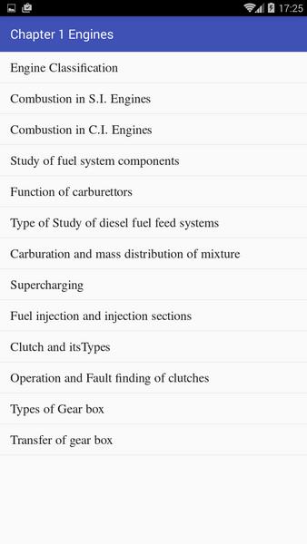 Automobile Engineering 螢幕截圖 1