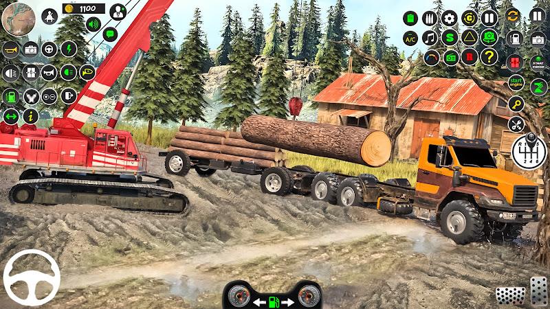 Snow Mud Truck Runner Offroad Screenshot 0