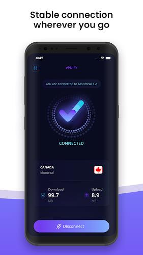 vpnify - Unlimited VPN Proxy 螢幕截圖 2