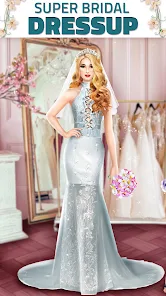 Super Wedding Dress Up Stylist Mod Schermafbeelding 2