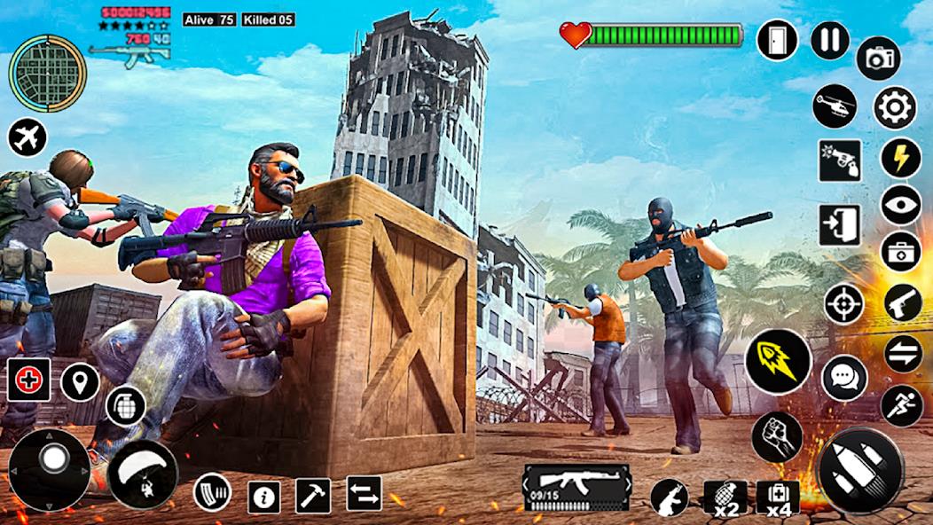 Commando Shooting Strike Games Mod Ảnh chụp màn hình 2