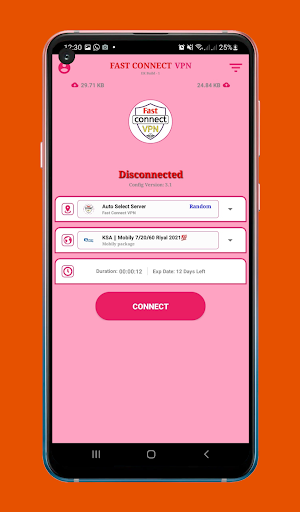 Fast Connect VPN ภาพหน้าจอ 1