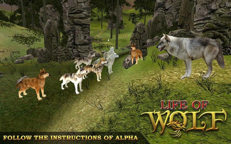 Wolf Life Simulator Tangkapan skrin 1