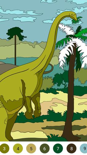 Dino Coloring Encyclopedia 螢幕截圖 1