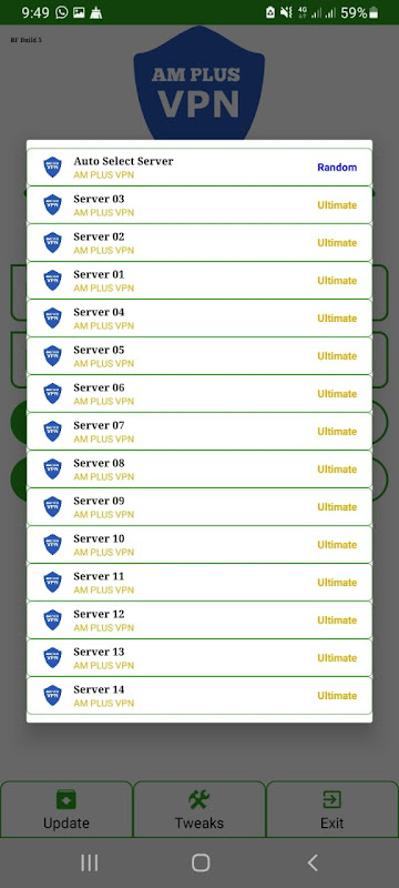 AM PLUS VPN Ekran Görüntüsü 1