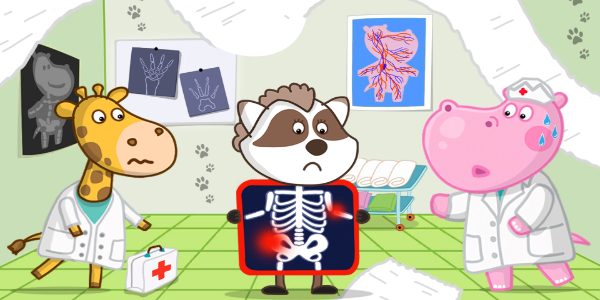 Hippo doctor: Kids hospital 스크린샷 0