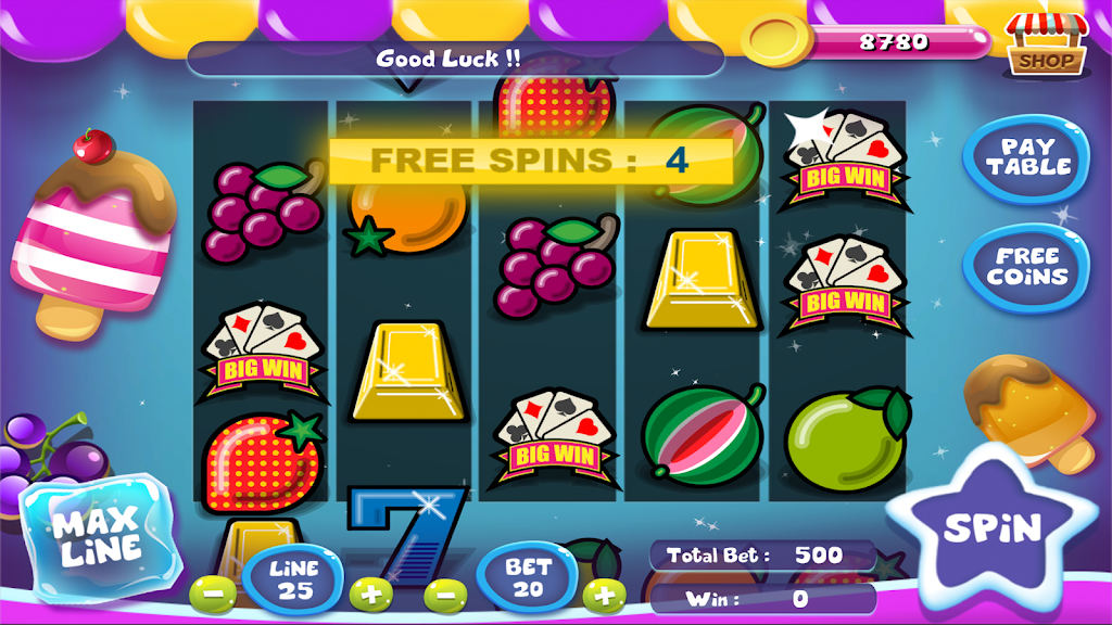 Slot Matchine IceCream - Vegas Casino Slot Games应用截图第3张