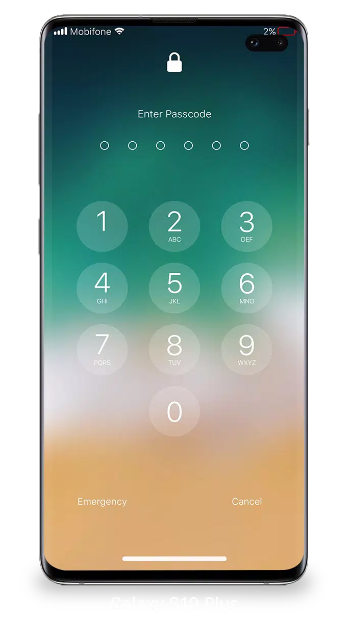 Lock Screen iOS 15 Captura de tela 2