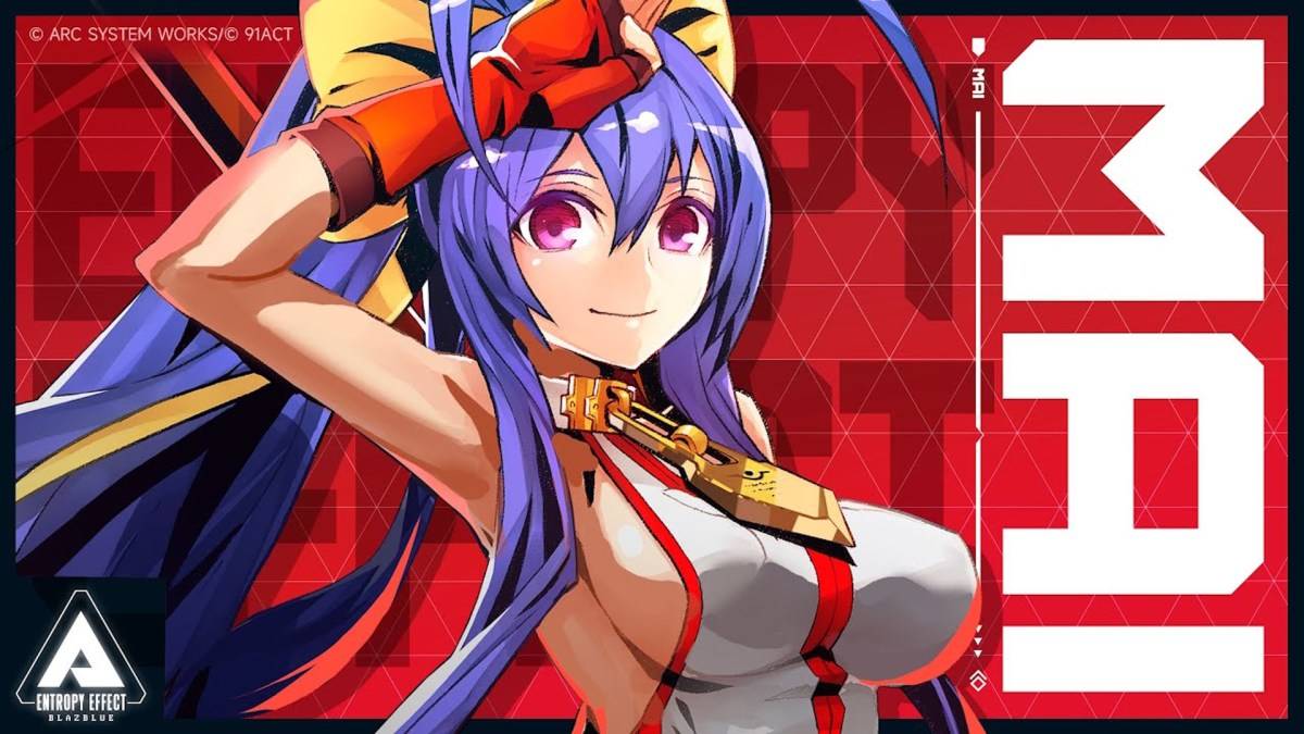 Blazblue 엔트로피 효과의 Mai