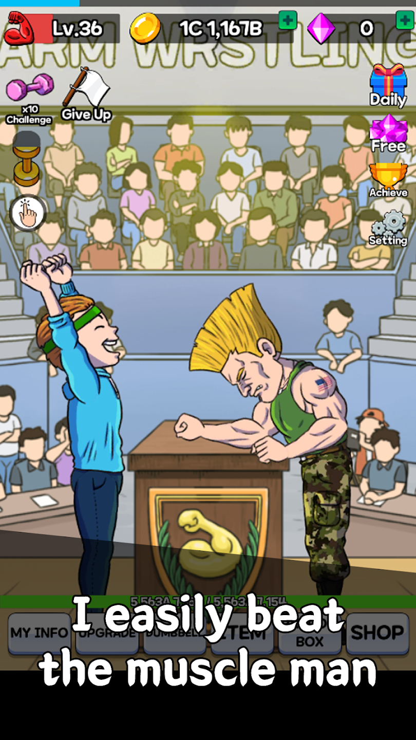 Arm Wrestling Clicker APK 螢幕截圖 3