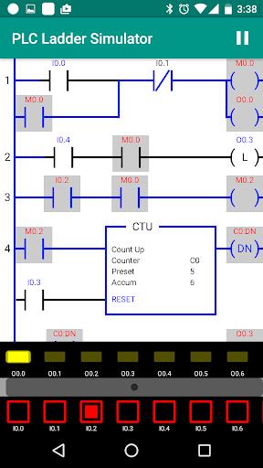 PLC Ladder Simulator ภาพหน้าจอ 2