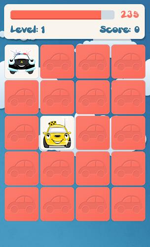 Cars memory game for kids Ảnh chụp màn hình 3