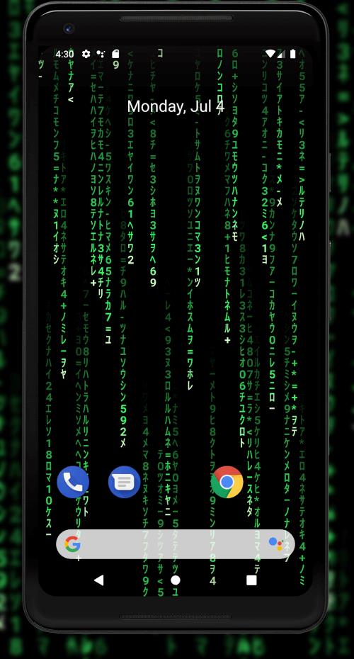 Matrix Live Wallpaper Ảnh chụp màn hình 0