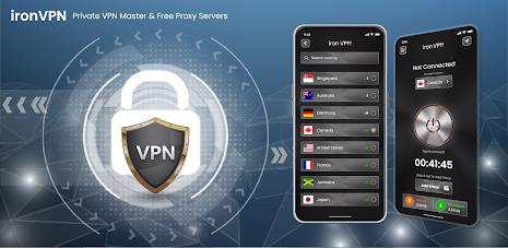 Iron VPN - Private VPN Master Zrzut ekranu 0