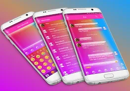 SMS Messages Glass Gradient Tangkapan skrin 0