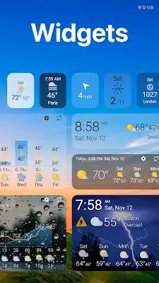 Weather & Widget - Weawow Tangkapan skrin 2