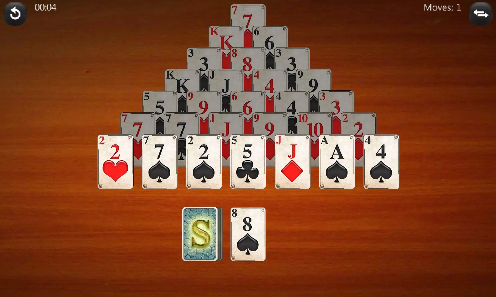 Pyramid Solitaire Tangkapan skrin 0