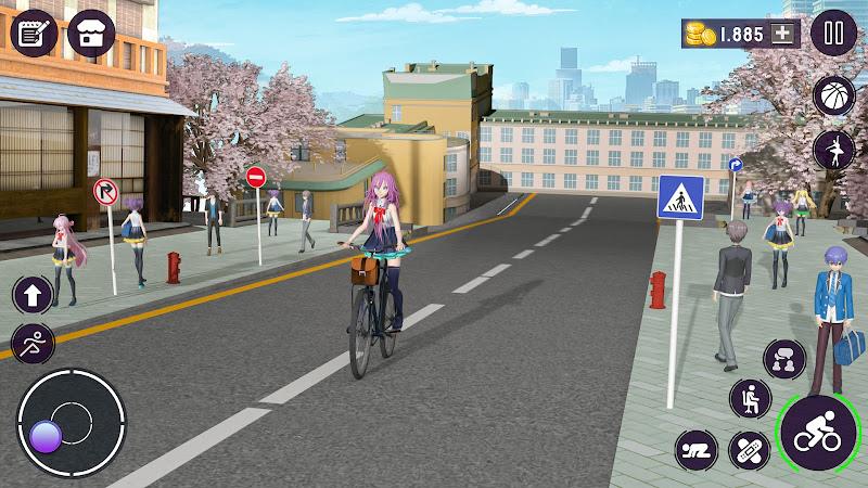 Sakura High School Girls Games Capture d'écran 1