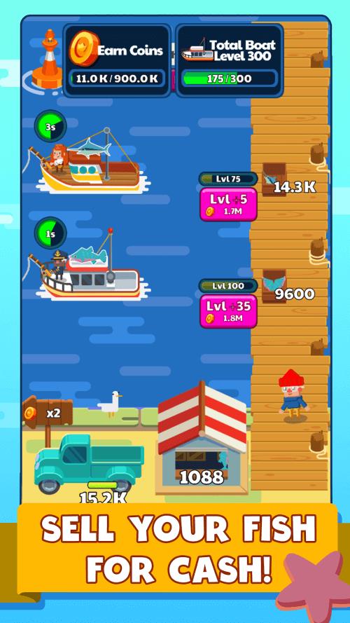 Idle Fishing Story 스크린샷 0